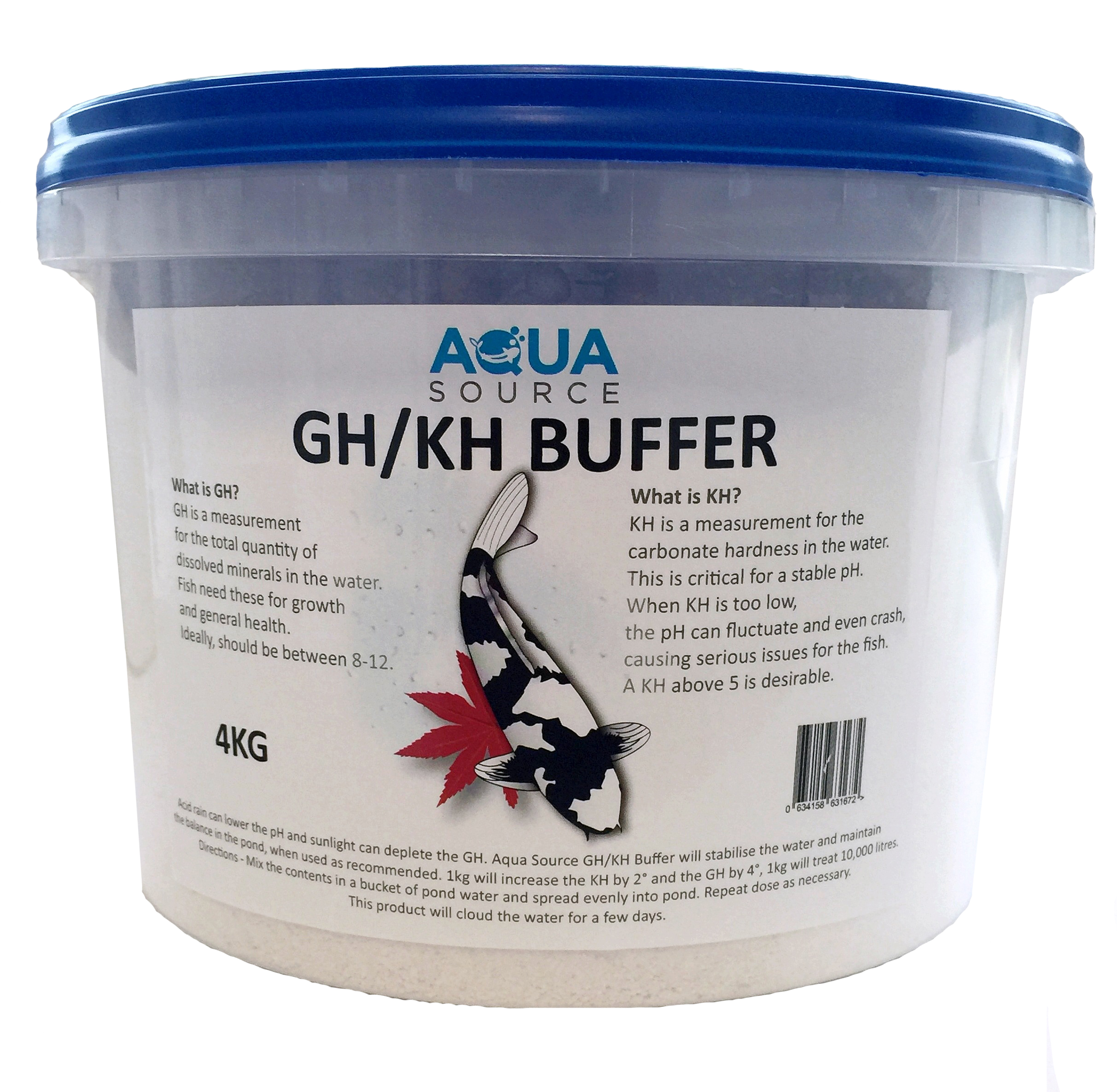 GHKH Buffer 4kg Koi Food, Pond Filters, Treatments, UK